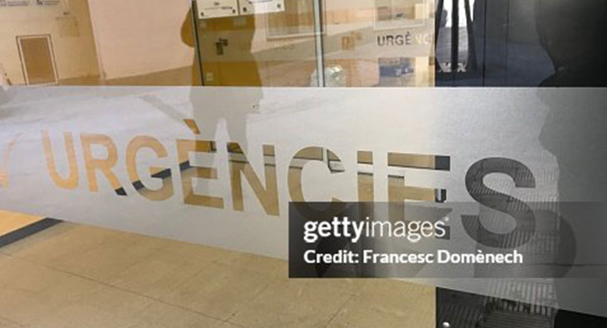 Entrada d'urgències d'un hospital