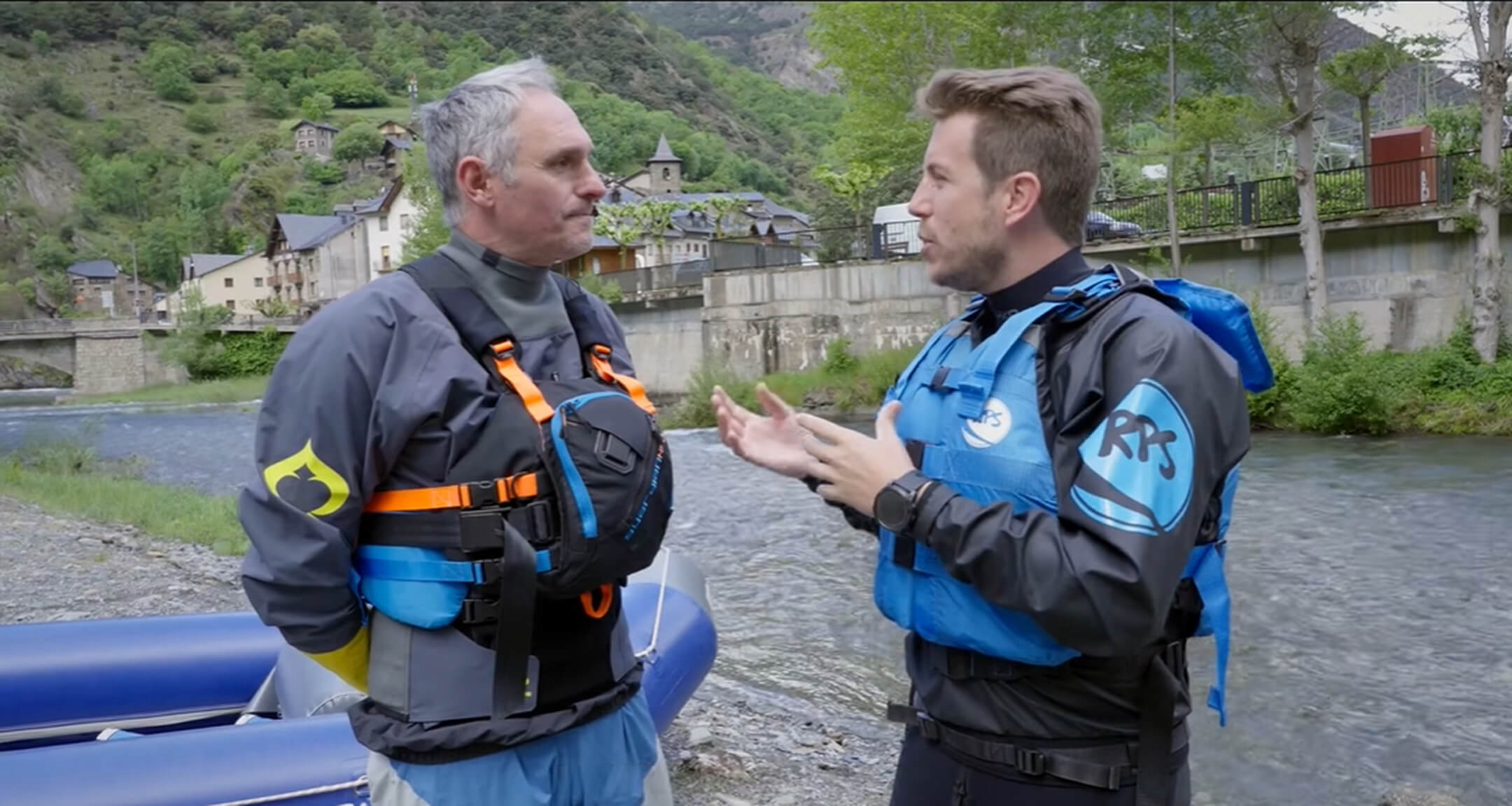 Elisardo Pardos y Raimon Monterde, director técnico de Roc Roi