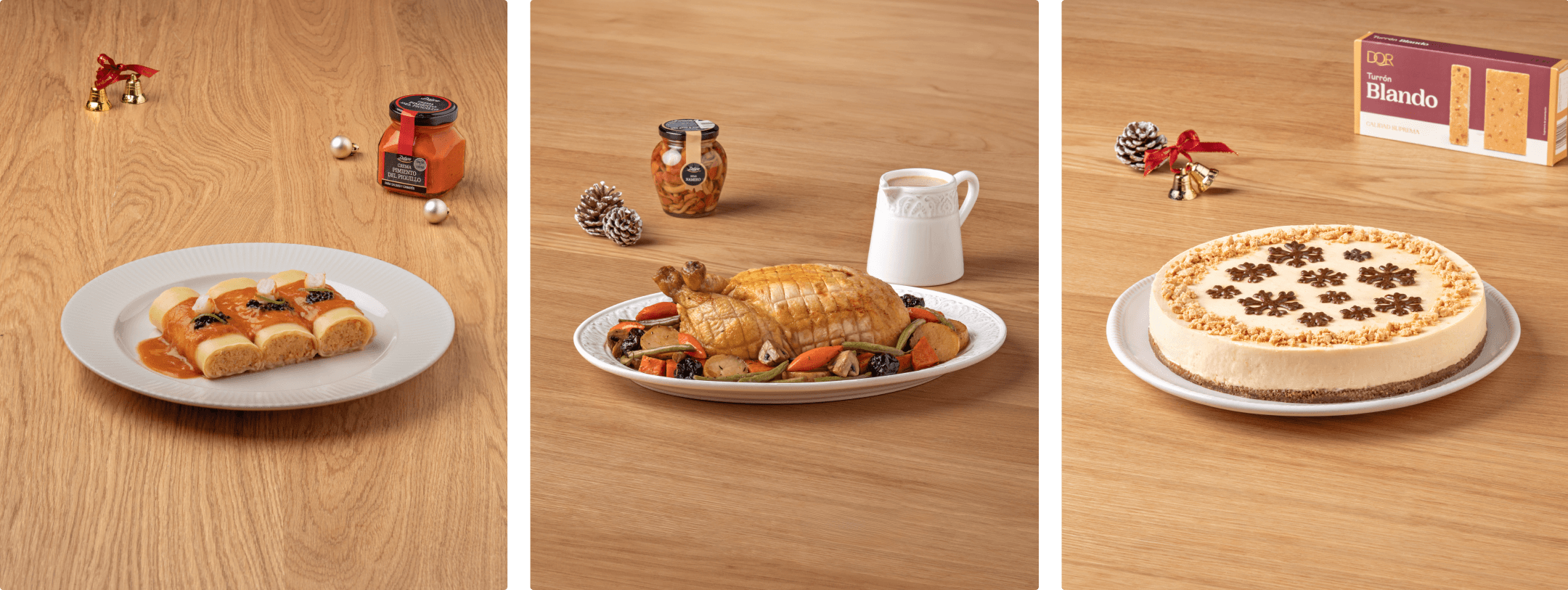 Detalle de una receta navideña lidl